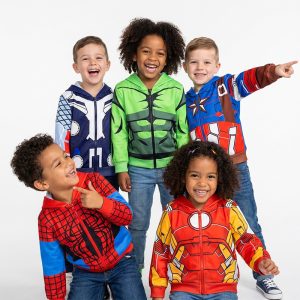 sudaderas de superhéroes para niños