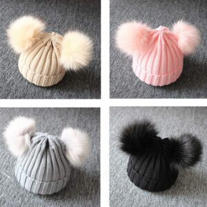 gorro de bebé gorro de lana gorro de bebé peludo