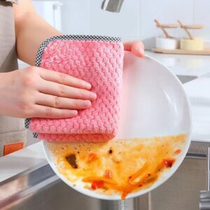 paños de cocina superabsorbentes absorben la humedad toallitas de limpieza de aceite empapan los derrames secan fácil de limpiar