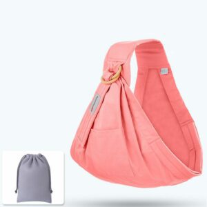 Cotton Ring Sling Baby Carrier<span> - </span>Pink