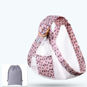 Portabeb&eacute;s de anillas de algod&oacute;n<span> - </span>Malla el&aacute;stica