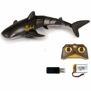 RoboSharks RC - Requins t&eacute;l&eacute;command&eacute;s<span> - </span>Requin-baleine noir