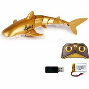 RoboSharks RC - Requins t&eacute;l&eacute;command&eacute;s<span> - </span>Requin-baleine Or