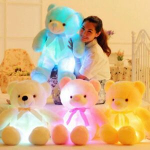 the glowing bear led teddy bear 7 colors perfect gift