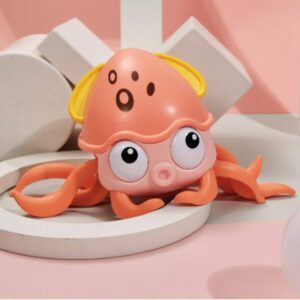 Crabby - Le crabe qui s'&eacute;chappe<span> - </span>Pieuvre rose