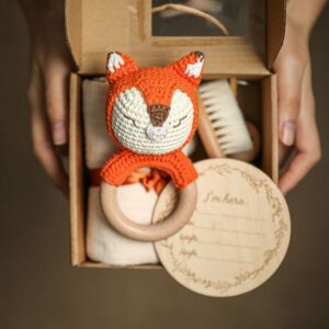 set de regalo para bebé baby shower regalo de cumpleaños set para recién nacido todos los materiales naturales de madera