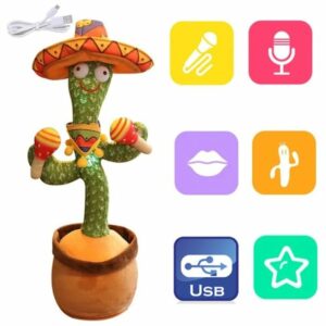cactus dansant mariachi maracas sombrero