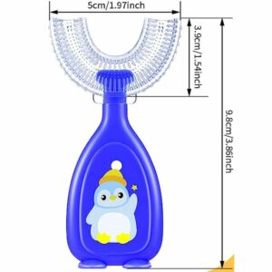Brosse à dents pour enfants en forme d'étoile bleue