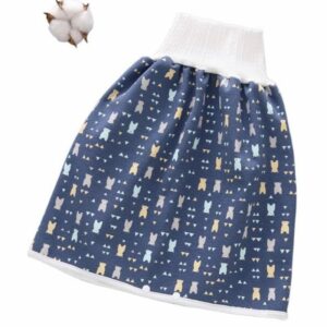 falda pañal impermeable para niños y niñas