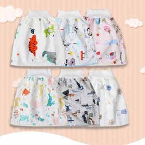 Gros plan sur la culotte d'apprentissage de couches imperméables, dont le tissu est doux.