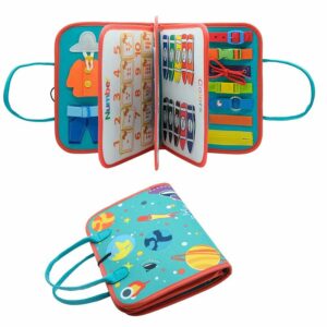 montessori libros ocupados aprendizaje educativo azul claro