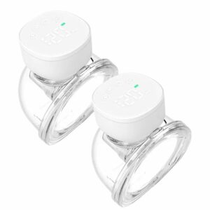 handsfree wearable breast pump double white