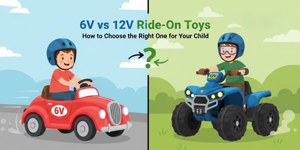 Comparaison entre les véhicules 12V et 6V