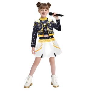 kpop cazadores de demonios Zoey disfraz dorado