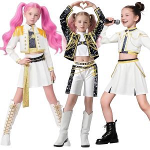 kpop demon hunters colección de disfraces dorados