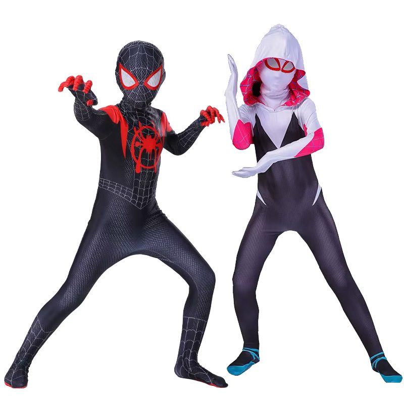 spiderman_costume_miles_morales_ghost_spider Disfraz de SpiderMan Miles Morales y Gwen Stacy Araña Fantasma para niño