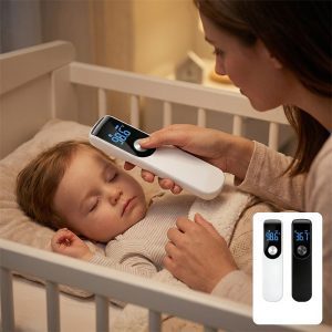 thermomètre sans contact pour enfants et adultes, mesure pendant que bébé dort