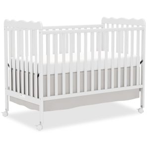 4-in-1 Convertible Wooden Crib<span> - </span>Blanc