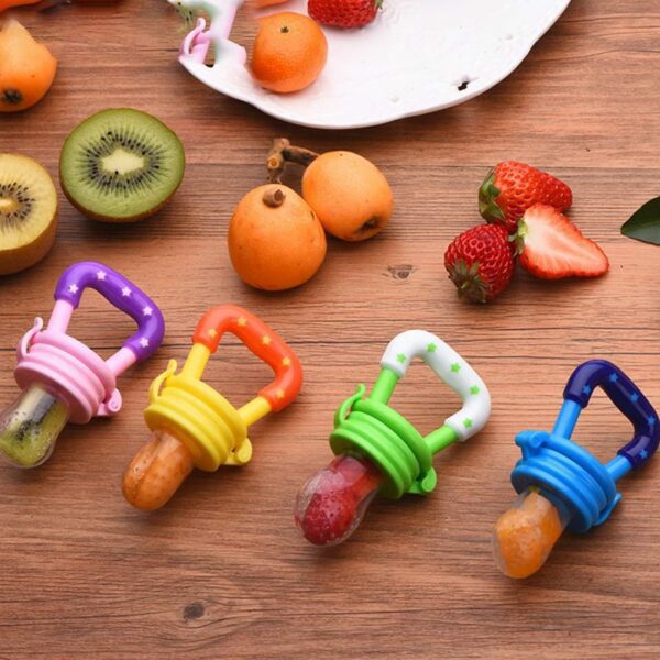 Big Fruit Pacifier In Blue Color To Provide Fresh Fruit To Children main image 1