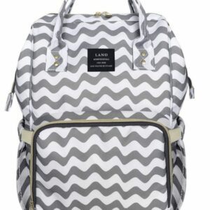 Sac à langer pour bébé<span> - </span>Gris ondulé