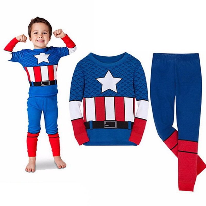 disfraz de capitán América para halloween, Pijama