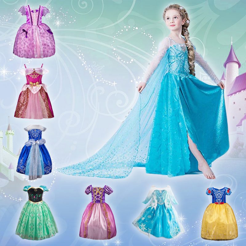 Vestido de princesa de cuento de hadas