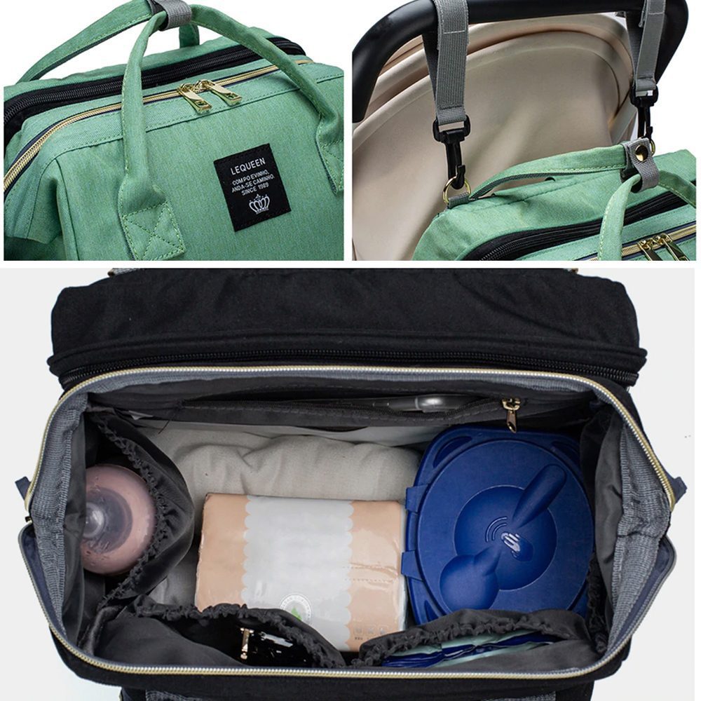 kidsbaron_worlds_best_diaper_bag_atachments_capacity kidsbaron world's best diaper bag mommy bag nappy bag icon features