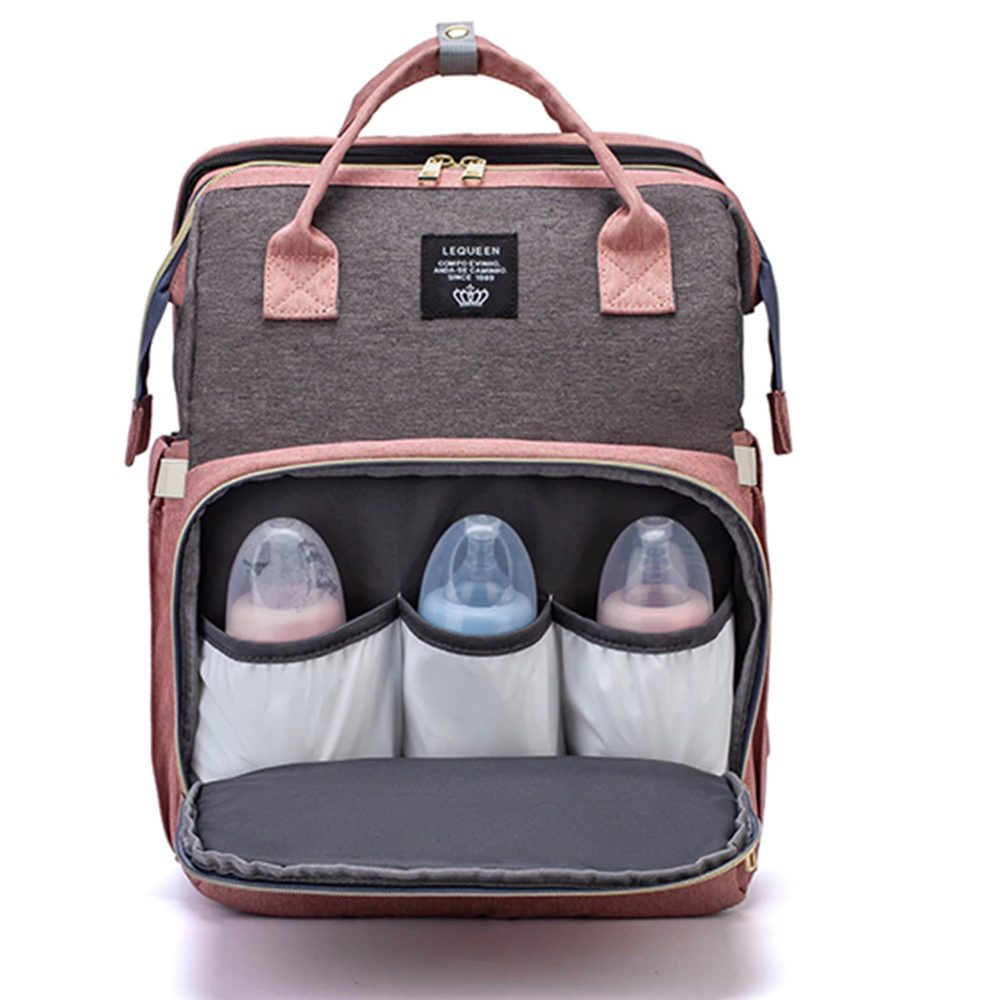 kidsbaron_worlds_best_diaper_bag_bottle_pockets kidsbaron world's best diaper bag mommy bag nappy bag icon features
