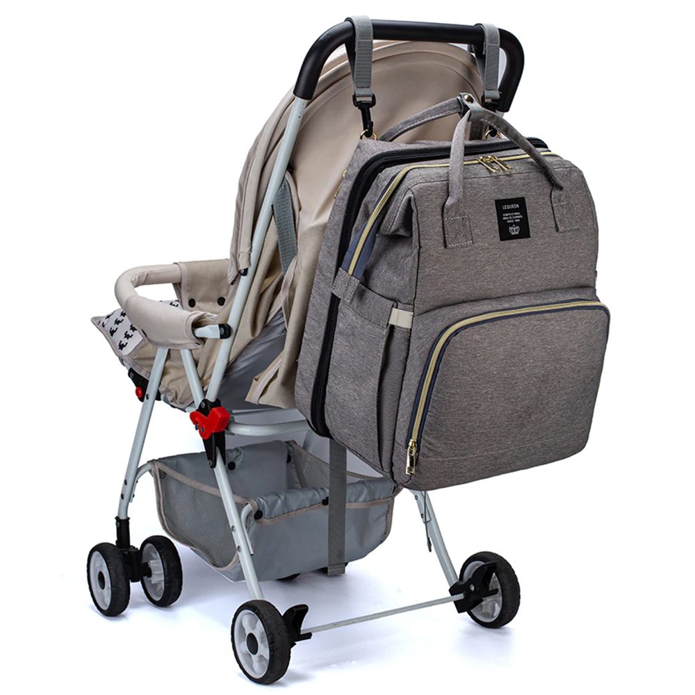 kidsbaron_worlds_best_diaper_bag_stroller_attached kidsbaron world's best diaper bag mommy bag nappy bag icon features
