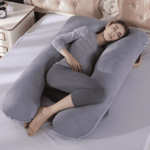 Oreiller de grossesse et de maternit&eacute; en forme de U<span> - </span>Gris