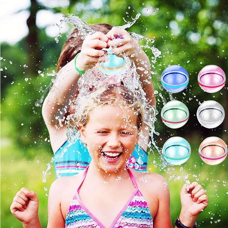 FantasyDay Reusable Water Balloons, Silicone Self Sealing